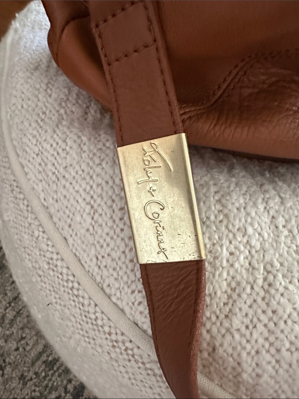 Foley + Corinna Tan Leather Shoulder Hobo - Picture 3 of 7